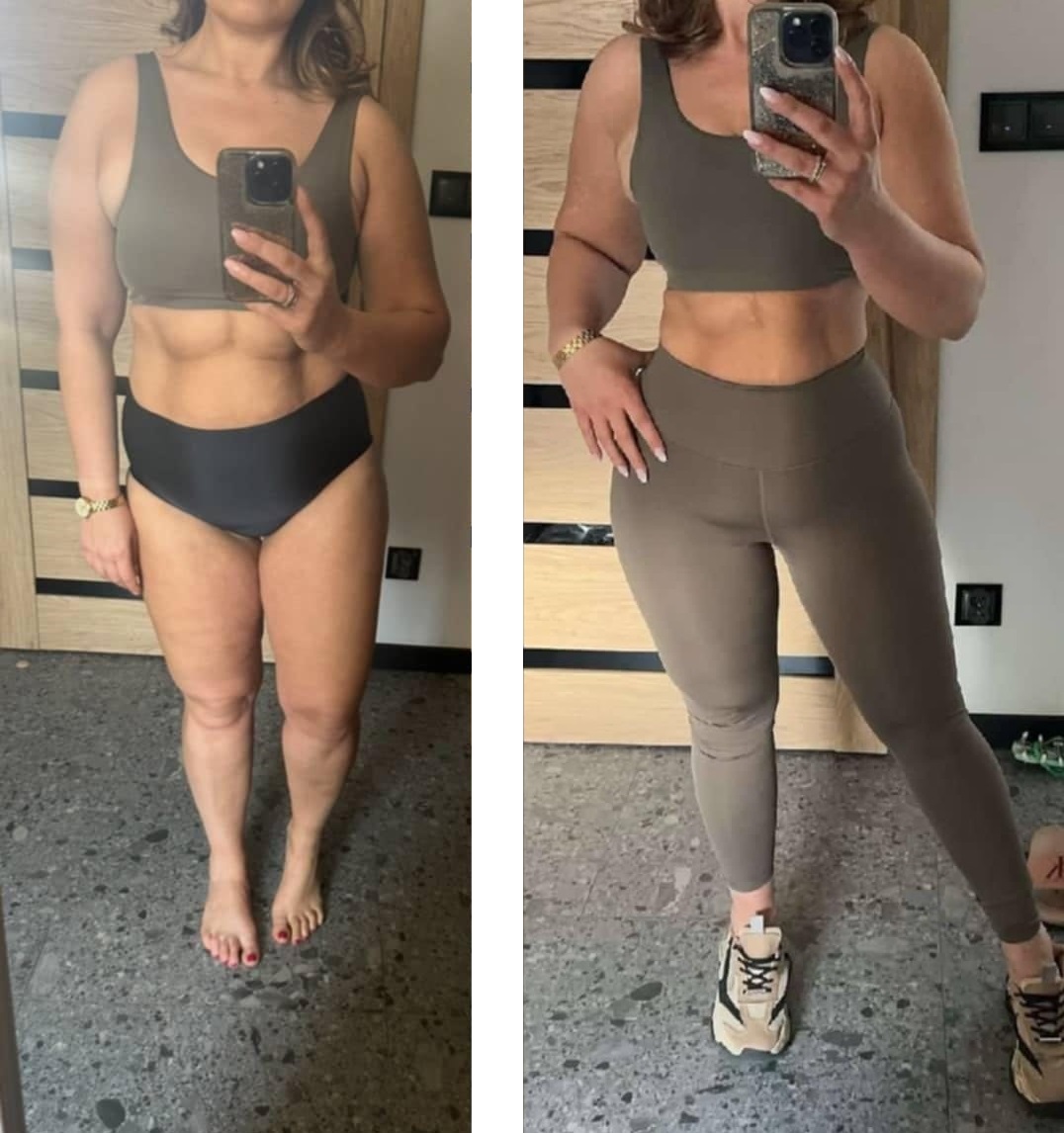 Metamorfoza – Milena, efekty treningów w Kuźni Ciała
